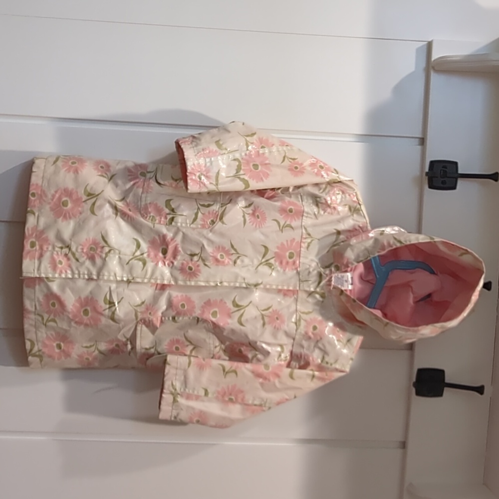 Floral Hooded Raincoat